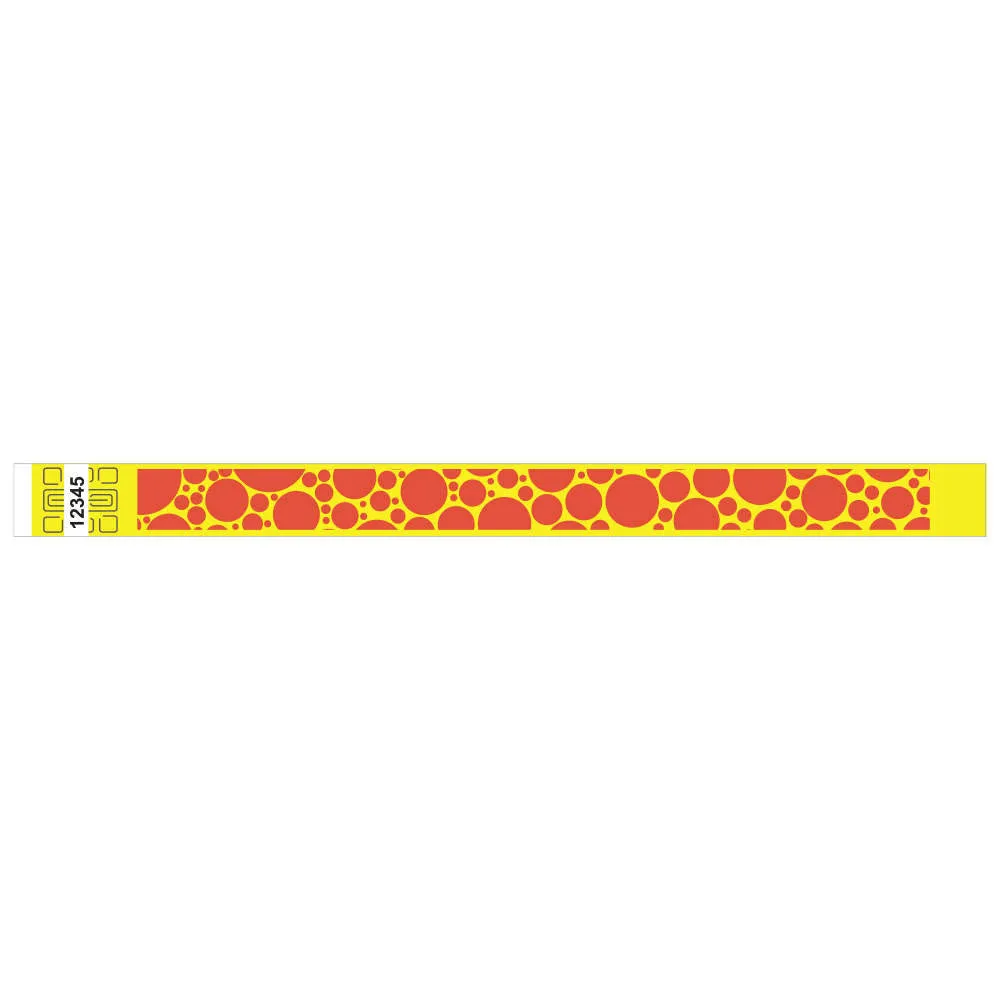 Tytan-Band® Expressions Tyvek Wristbands 3/4" Bubble Explosion Design NTX107 (500/Pack)