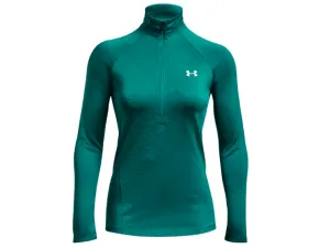 Under Armour Ladies Tech 1/2 Zip Twist (Green 722)