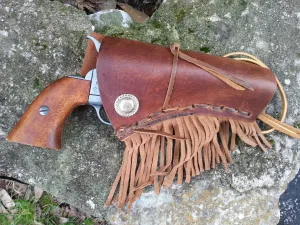 Western Leather Holster Fringe / Steampunk / Cosplay