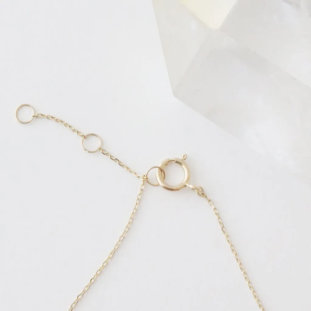 Whisper Thin Chain Bracelet, 14k Gold