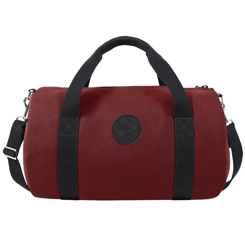 Zippered Round Duffel